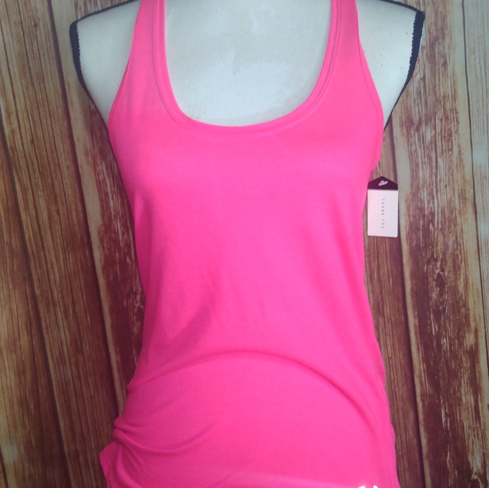 Women's under armour tank top pink small